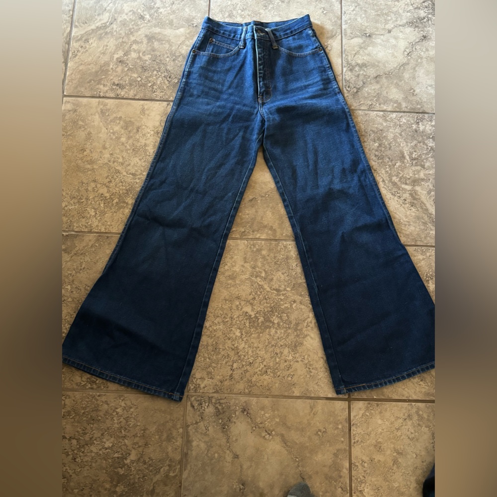 Authentic vintage flared 70s jeans